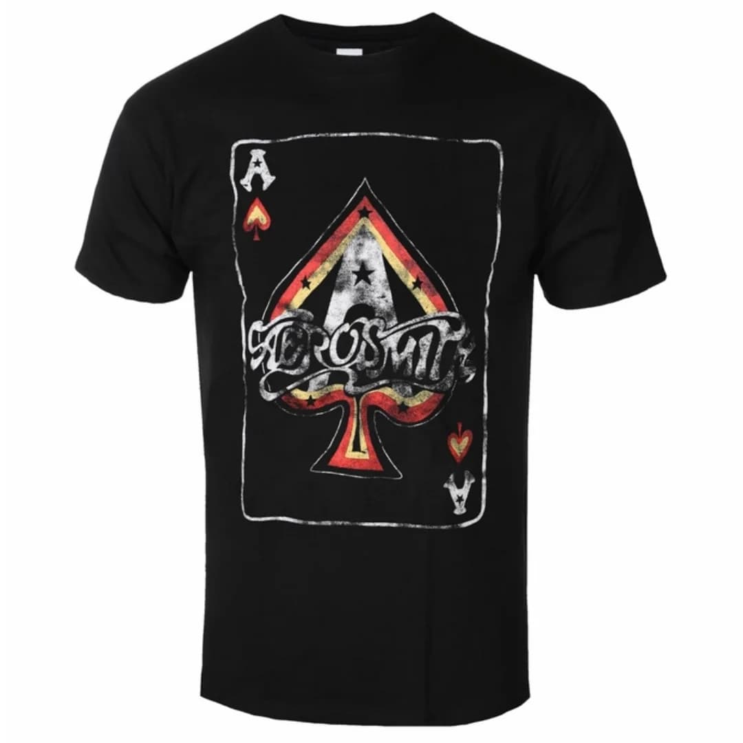 Aerosmith - T-shirt imprimé avec logo pour tous les jours et pour les festivals de musique, articles