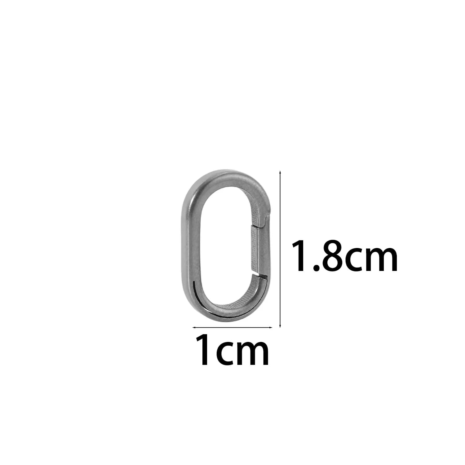 Mini porte-clés créatif en titane, boucle de connexion, Super léger, détachable rapidement, accessoi