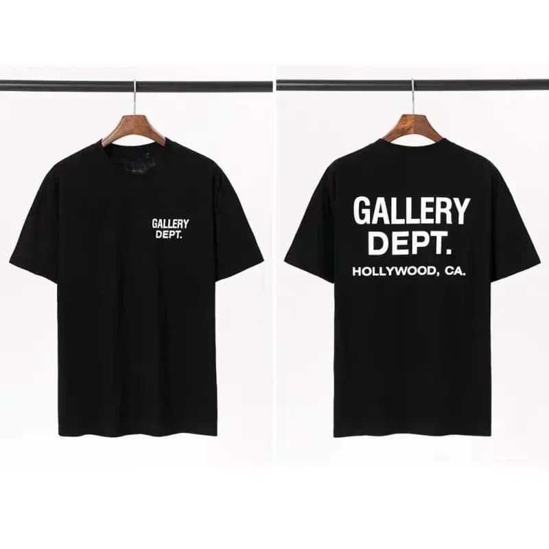 Nouveau T-shirt Homme GALLERY DEPT 2026 Imprimé Coton Grande Taille Streetwear T-shirt Décontracté d