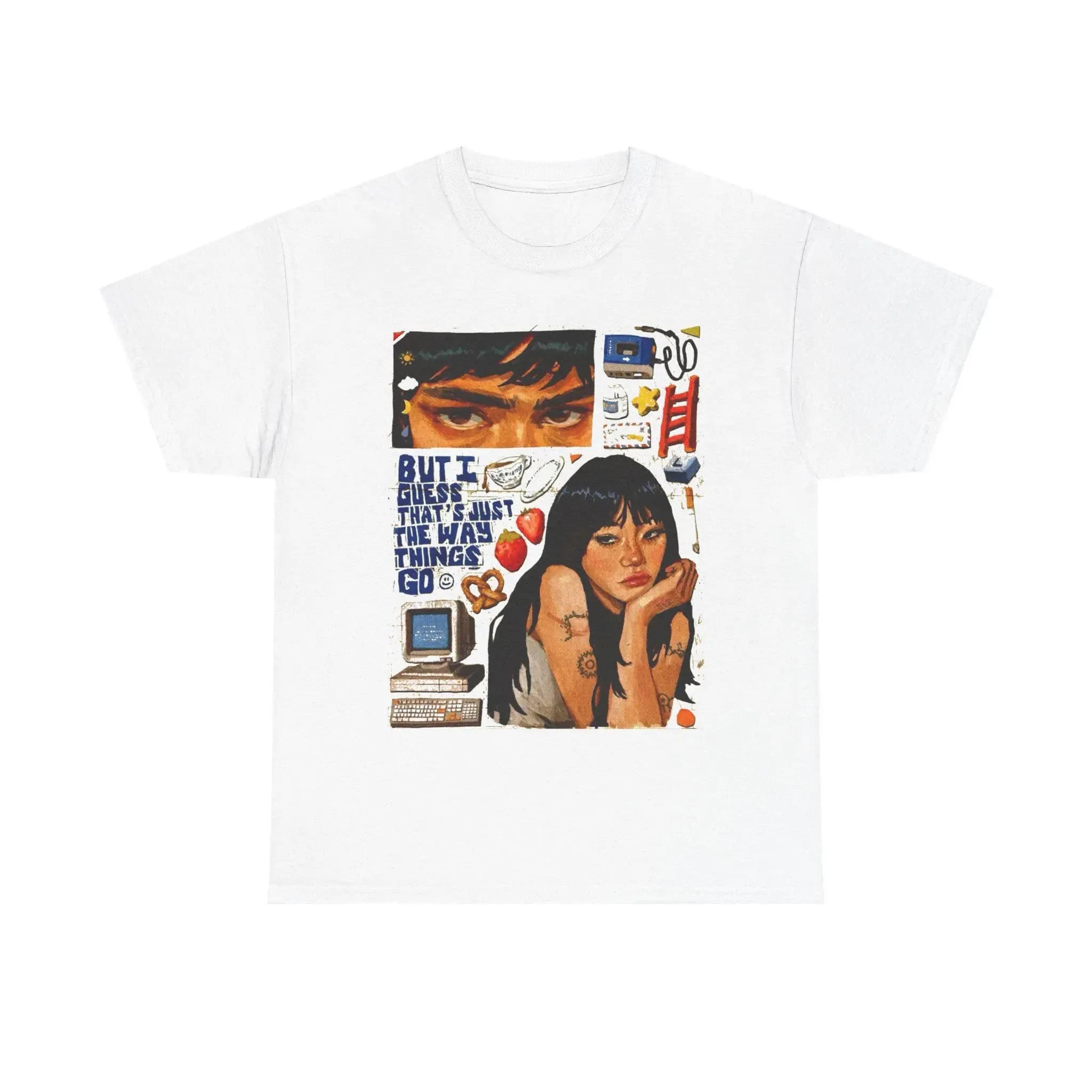 T-shirt graphique inspiré de Beabadoobee, esthétique rétro, style musical, fan art indie, style vint
