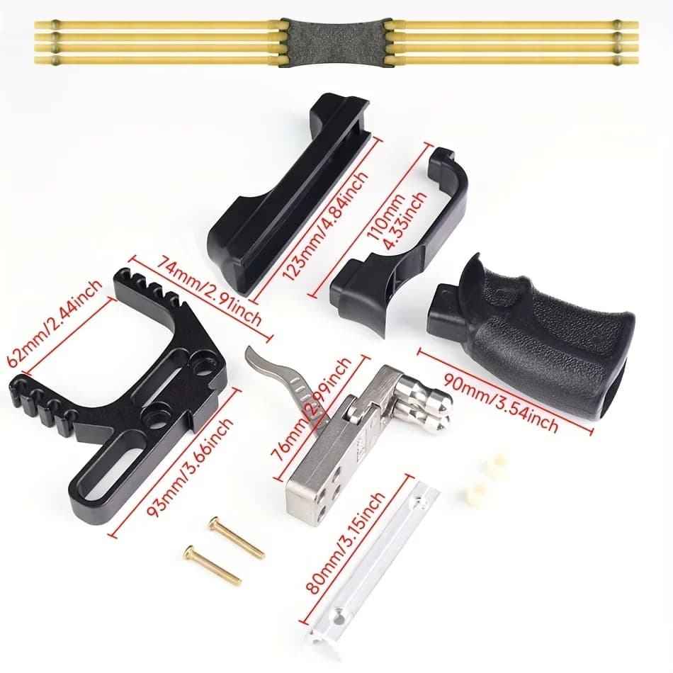 Ensemble d'outils de bricolage cinq pièces, ensemble d'accessoires professionnels de chasse en plein