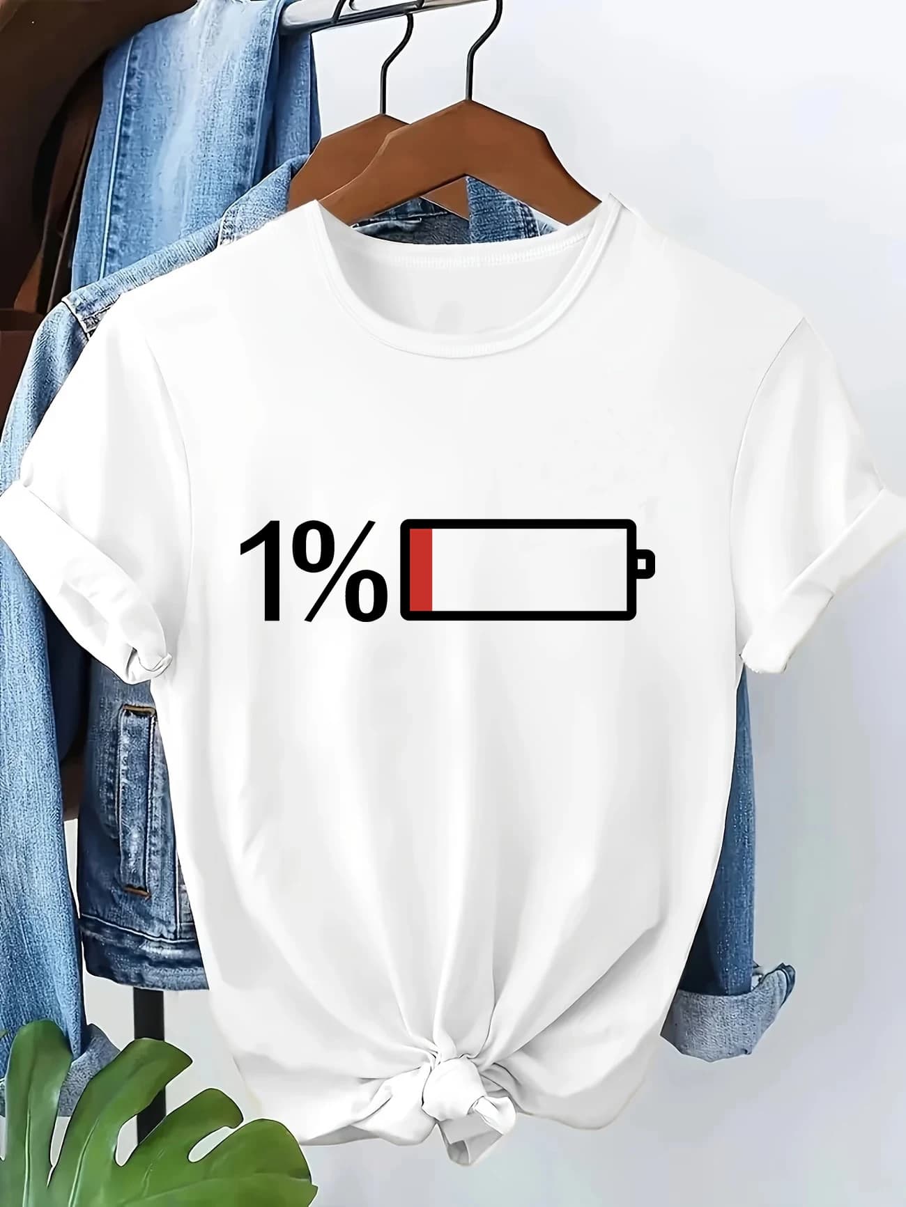 T-shirt décontracté d'été respirant pour femme à col rond et manches courtes avec imprimé lettres et
