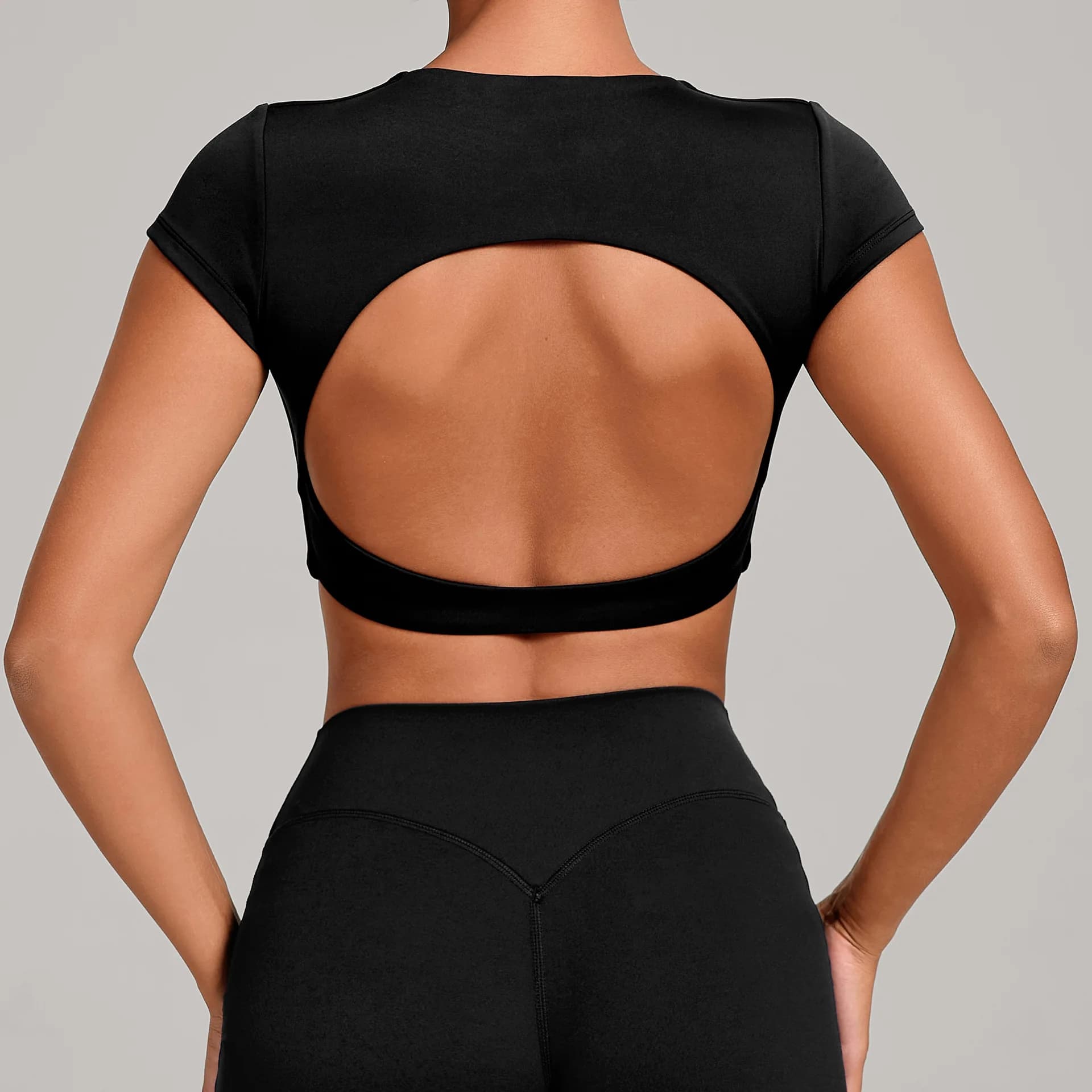 T-Shirt de sport dos musculaire sans rembourré pour femmes, chemises de sport dos nu, entraînement,