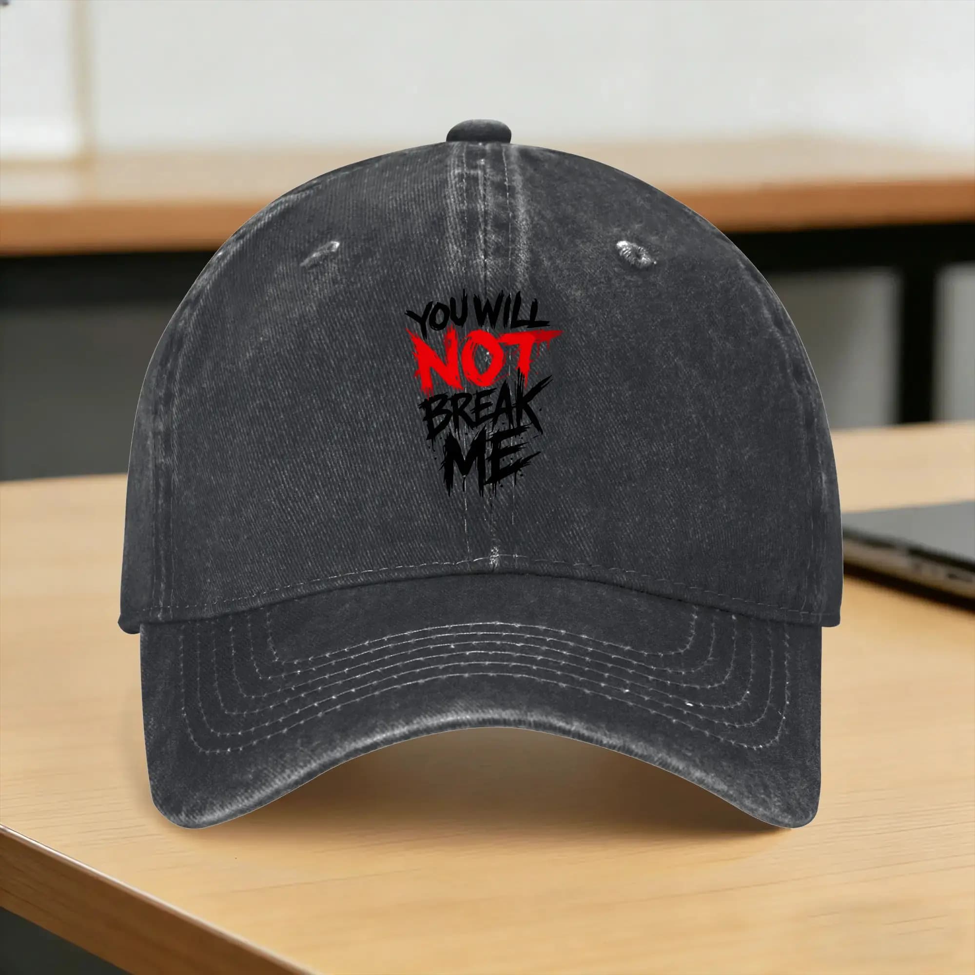 Casquette de baseball décontractée Dungeon Crawler Carl You Will Not Break Me, casquette de camionne