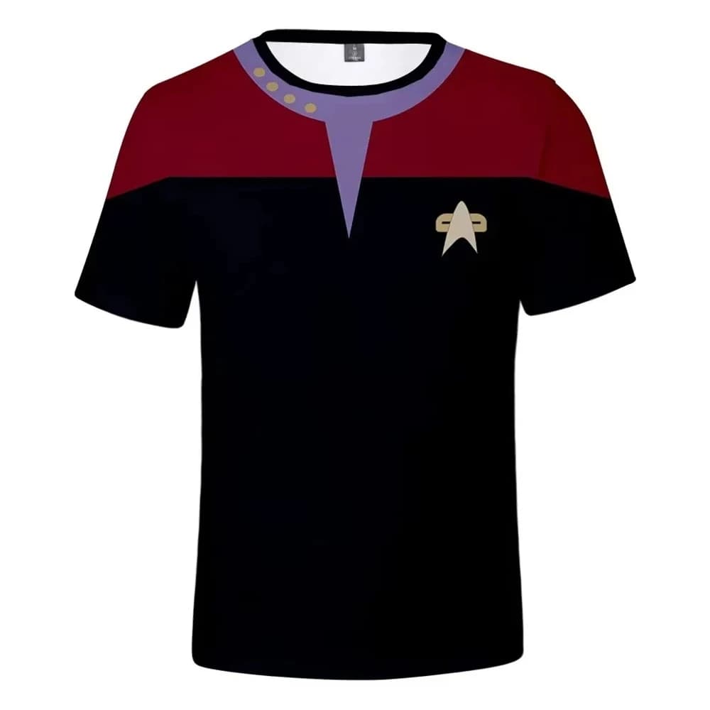 Star Trek science-fiction T-Shirt pour homme Little Rocket 3D imprimé été manches courtes T-Shirt lé