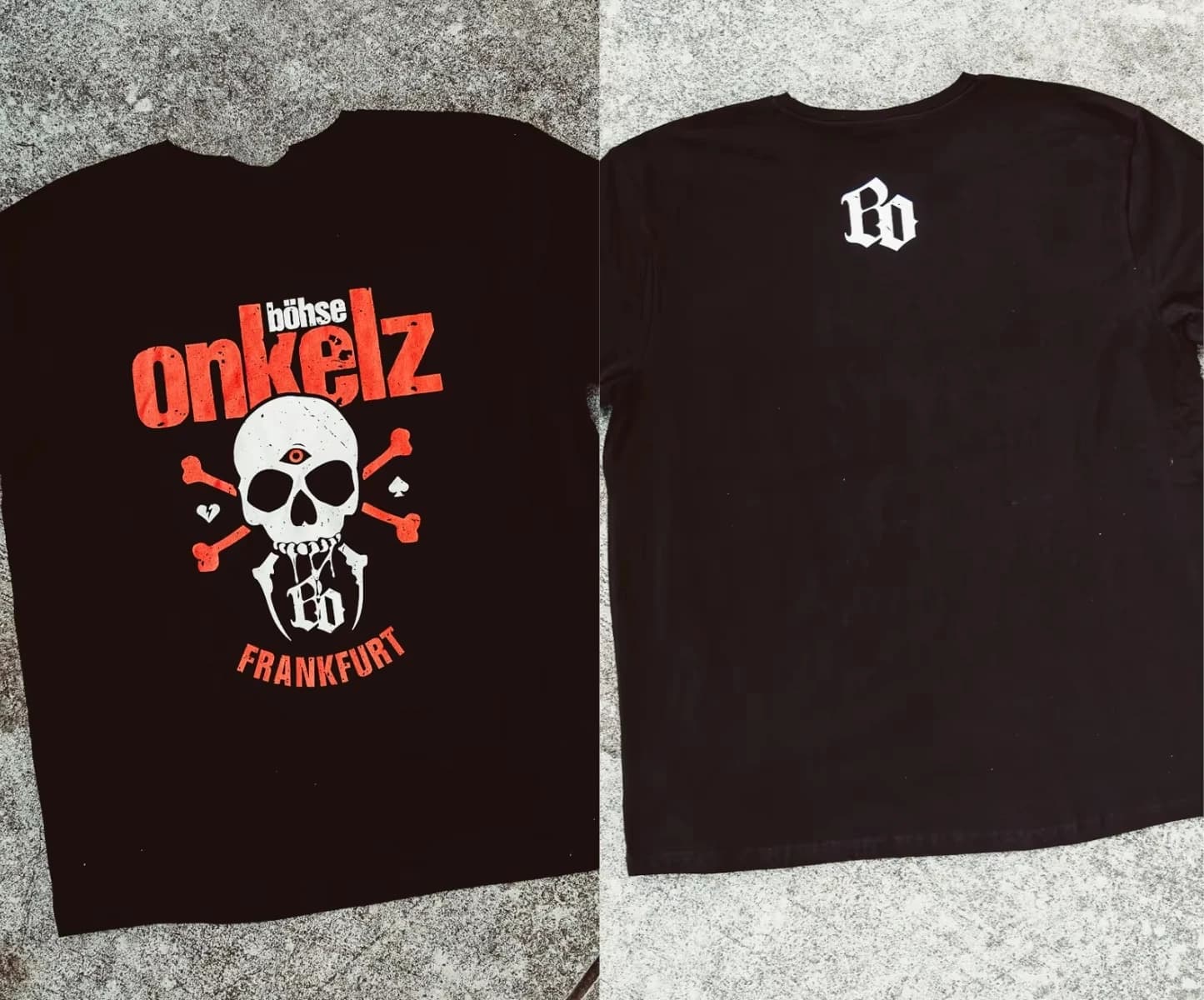 Böhse Onkelz Tour du monde T-shirt Style industriel HipHop décontracté coton hommes vêtements groupe
