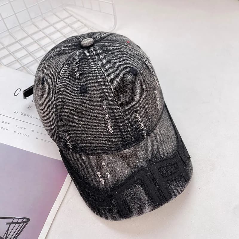 Casquette de baseball rétro personnalisée effet vieilli, respirante et ajustable, casquette polyvale