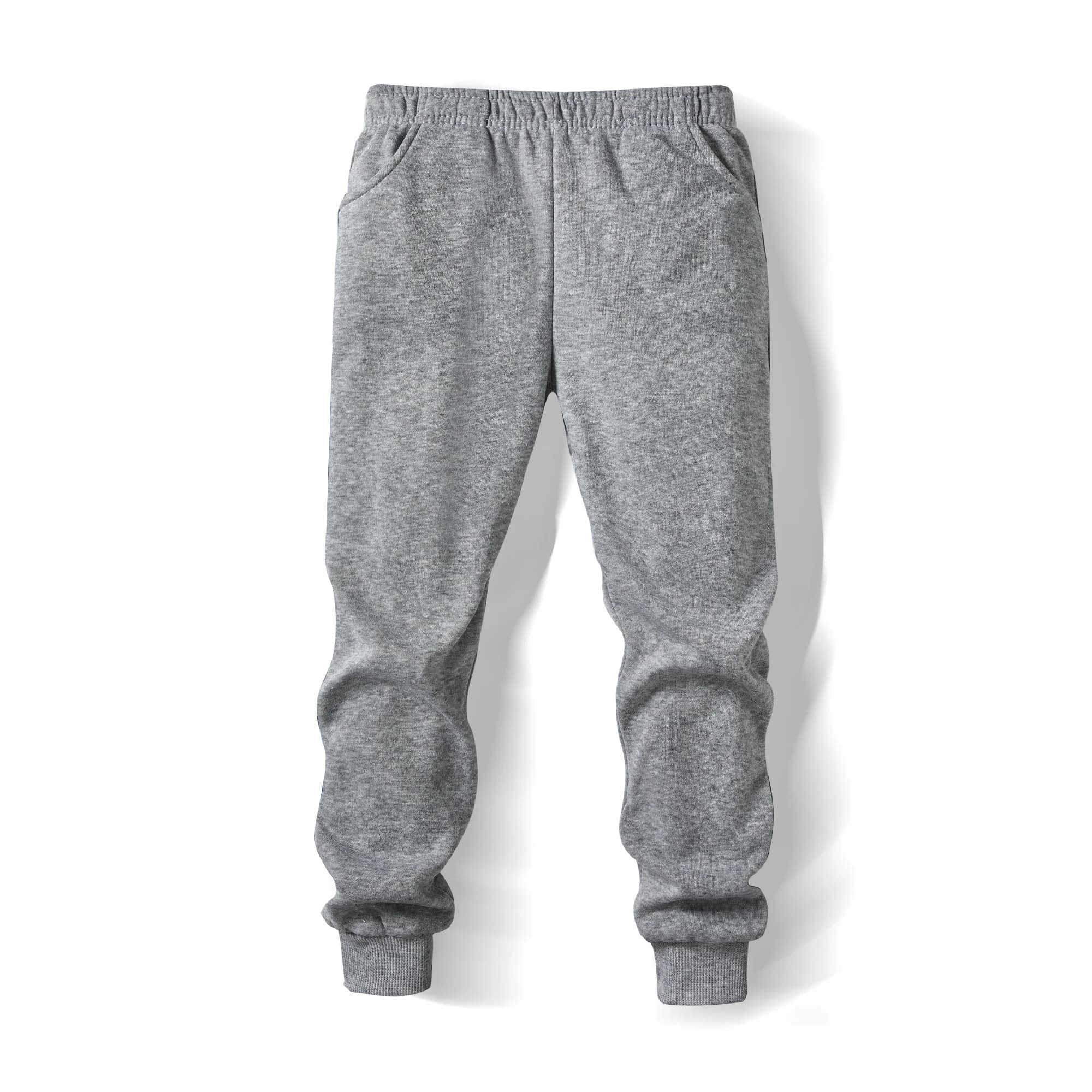 Pantalons de survêtement de couleur unie pour garçons et filles – Pantalons de sport décontractés, c