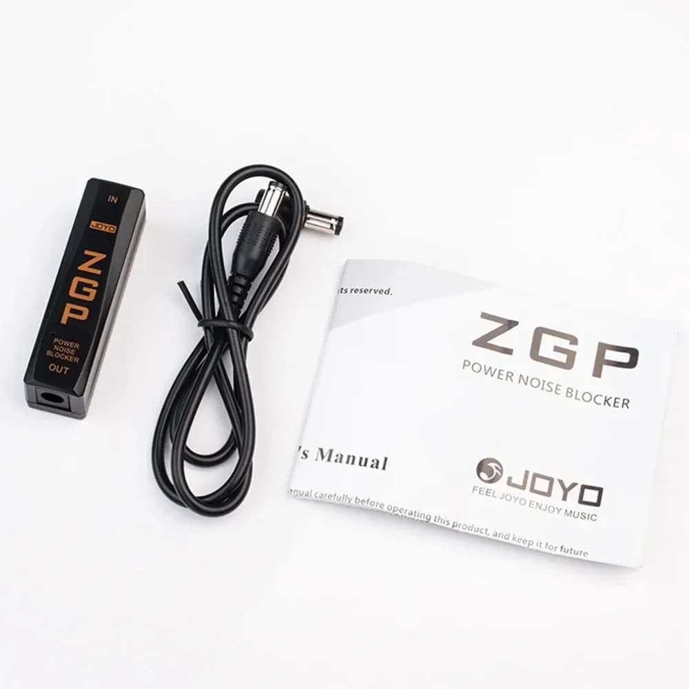 Joyo ZGP guitare pédale puissance bloqueur de bruit Support DC 9V Max 800mA sortie guitare alimentat