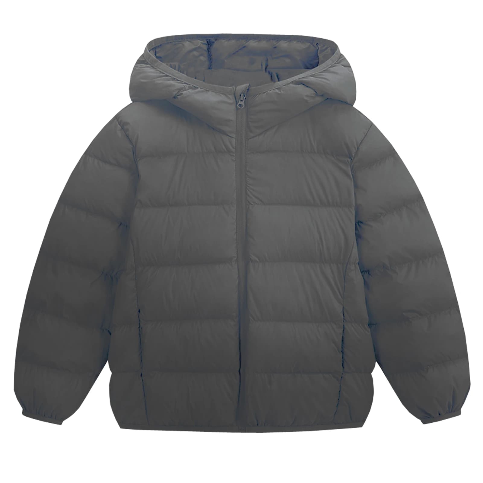 Doudoune pour enfants, manteau léger décontracté pour garçons et filles avec capuche, manteau bouffa