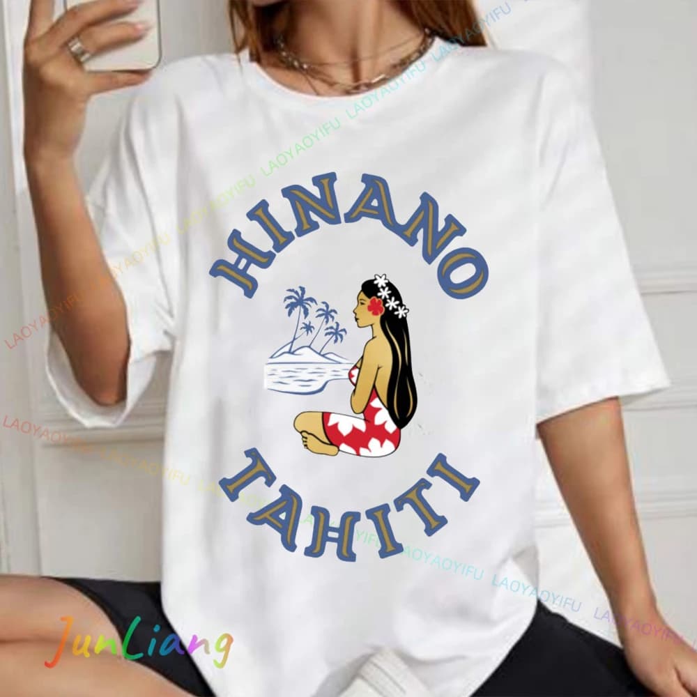 T-shirt graphique Hinano Hekaha pour hommes, chemises cool pour hommes, vêtements originaux, chemise