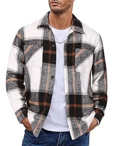 Chemise décontractée en lin pour hommes, haut rétro américain, polyvalent, mode masculine, savoir à