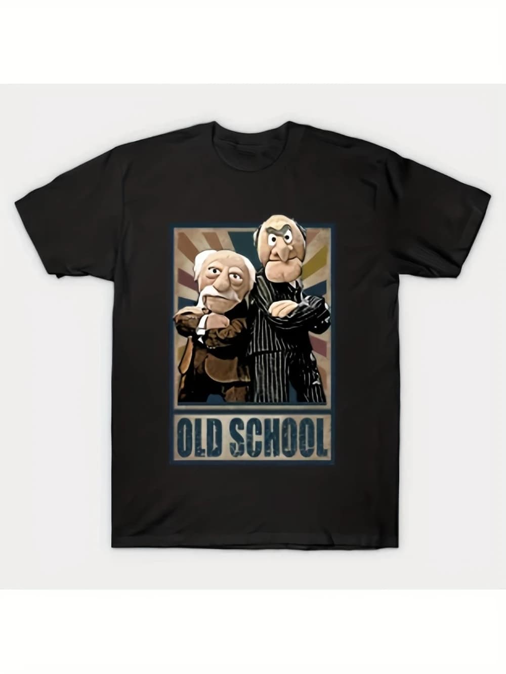 T-shirt rétro Statler et Waldorf pour hommes, conçu dans le style des années 70/80, avec des motifs