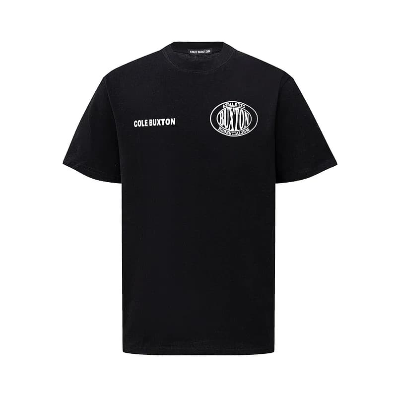 Cole Buxton haute qualité lettre brodée Logo minimaliste été 100% coton col rond manches courtes T-S