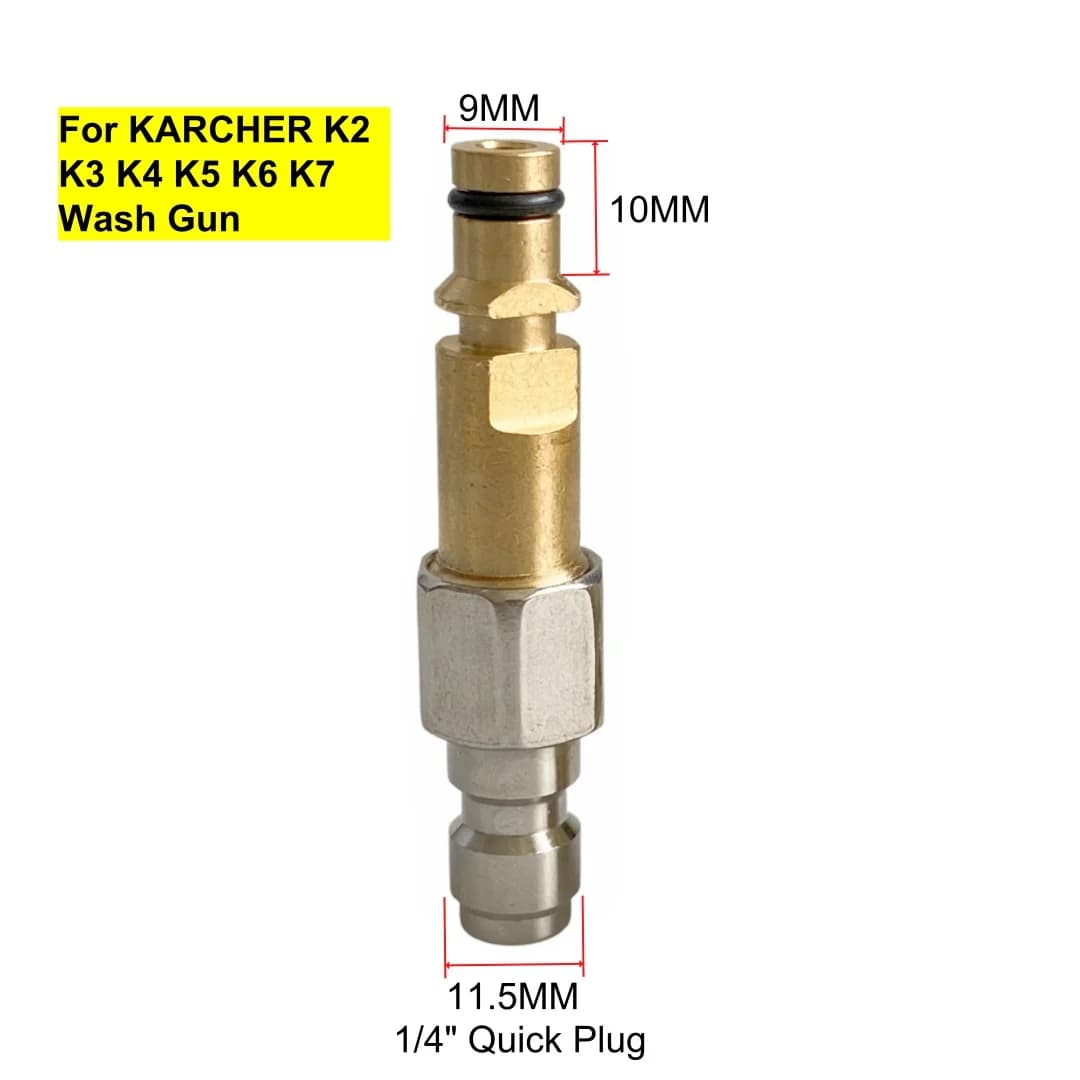 Accessoires pour nettoyeur haute pression, connecteur rapide 1/4, adaptateur Anti-emmêlement, tuyau