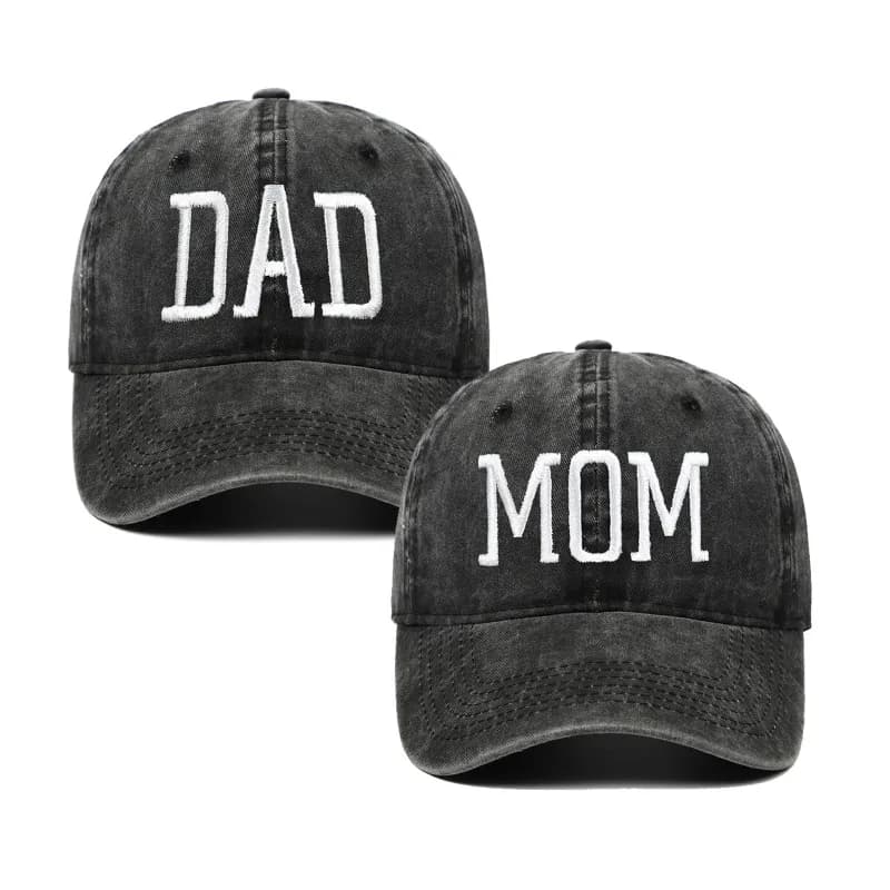 Chapeau brodé maman papa cadeaux pour Couples Parents casquettes de Baseball réglables cadeau maman