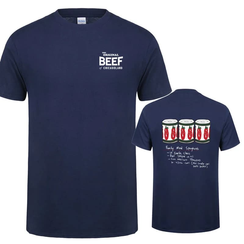 The Bear TV Show The Original Beef of Chicagoland T Shirt Men Casual Tee Tshirts Summer Short Sleeve Cotton Man Y-LH-183