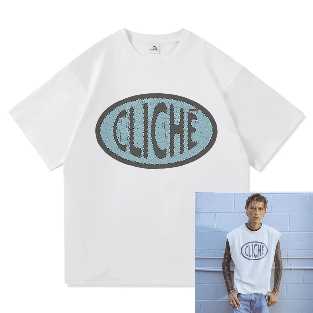 Mgk perdu Americana Album t-shirt 2025 chanson Cliche rétro hommes/femmes vêtements Harajuku haute qualité