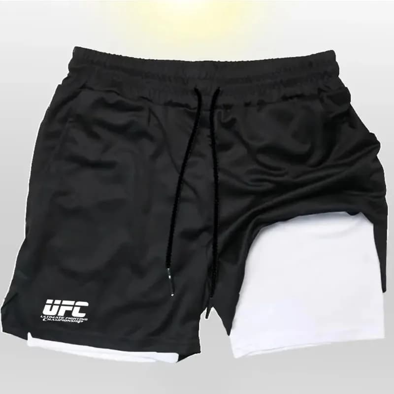 2025 nouveau VENOM hommes Fitness entraînement Double couche Shorts 2-en-1 séchage rapide gymnase plage course
