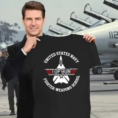 T-shirt Maverick Top Gun, chemise Tom Cruise, t-shirt réimprimé de film S-5Xl