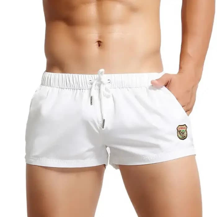 SEOBEAN maillots de bain à séchage rapide pour hommes Shorts de plage été Surf Fitness conseil troncs pantalons courts de sport vêtements masculins