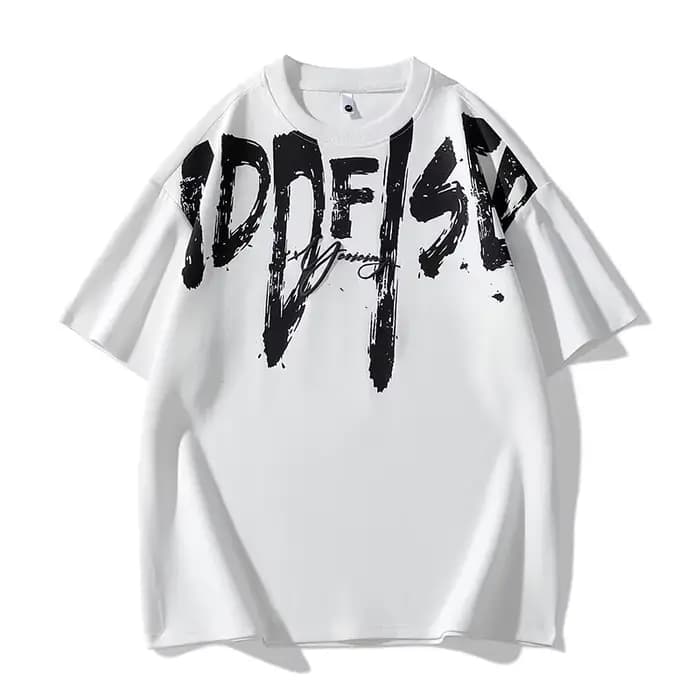 T-shirt à manches courtes épais style américain pour homme