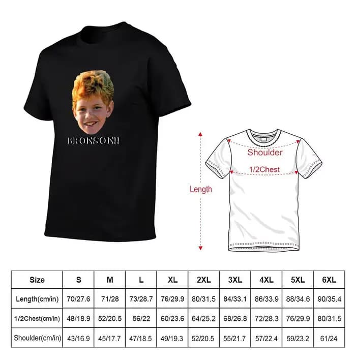 BRONSON! T-shirt basique léger à manches courtes