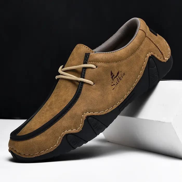 Nouvelle mode baskets femmes à la main en cuir décontracté