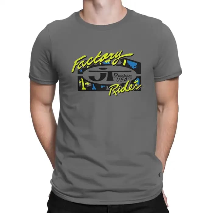 T-Shirt à Manches Courtes et Col Rond pour Homme