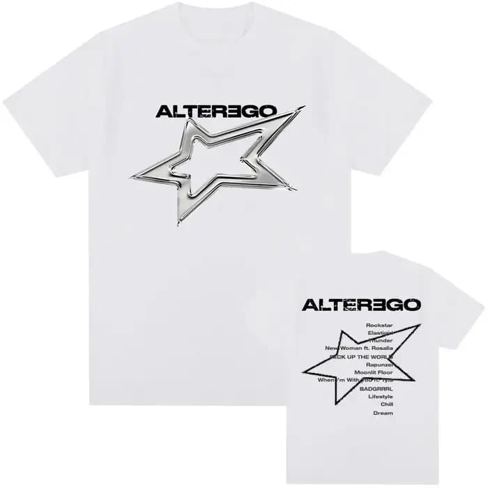 Coran chanteur Album Alter Ego graphique t-shirts LISA mode Hip Hop Streetwear unisexe été coton t-s