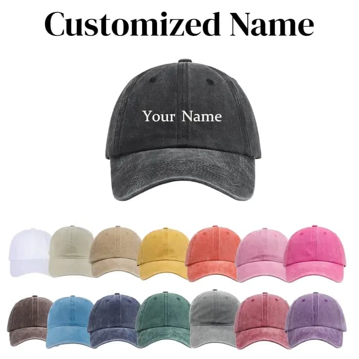 Casquette de baseball brodée sur mesure