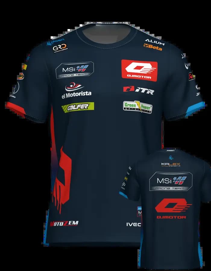 T-shirt d'équipe de moto 2026 pour homme