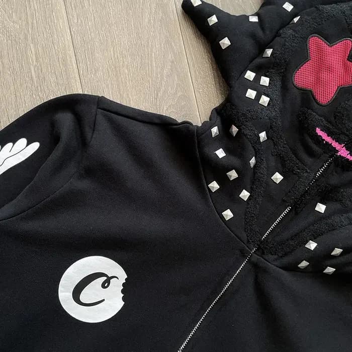 Sweat-shirts à capuche GLO GANG à fermeture éclair intégrale