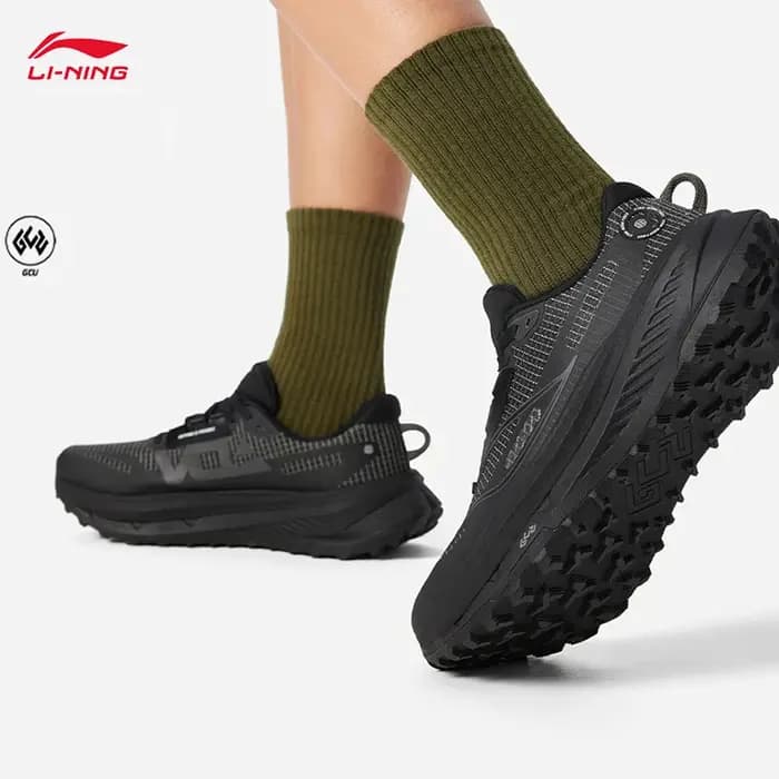 NING DI LU 2 chaussures de course sur sentier pour hommes coussin de rebond portable anti-dérapant