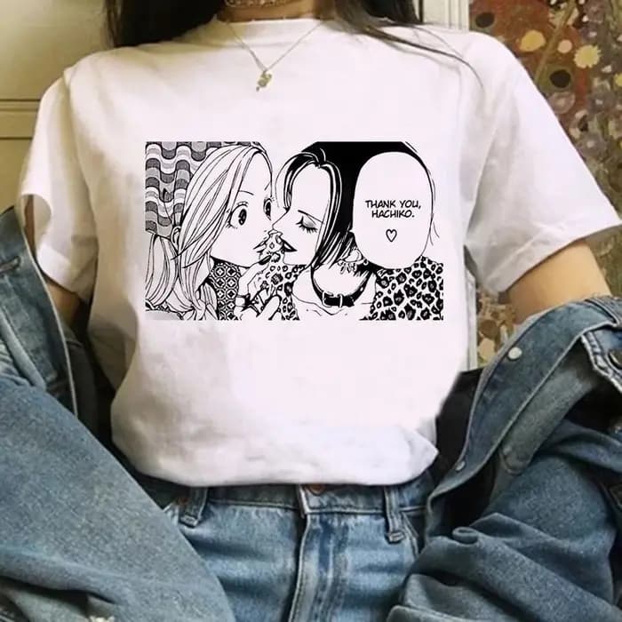 Anime Nana t-shirt pour femmes japonais années 2000 Style Y2k