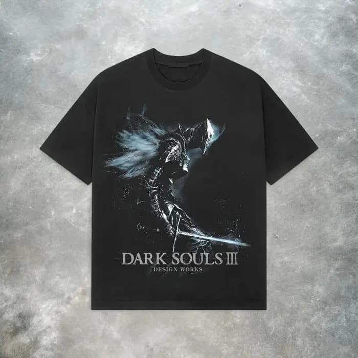 T-shirt Dark Souls 3 rétro Y2K Soulsborne