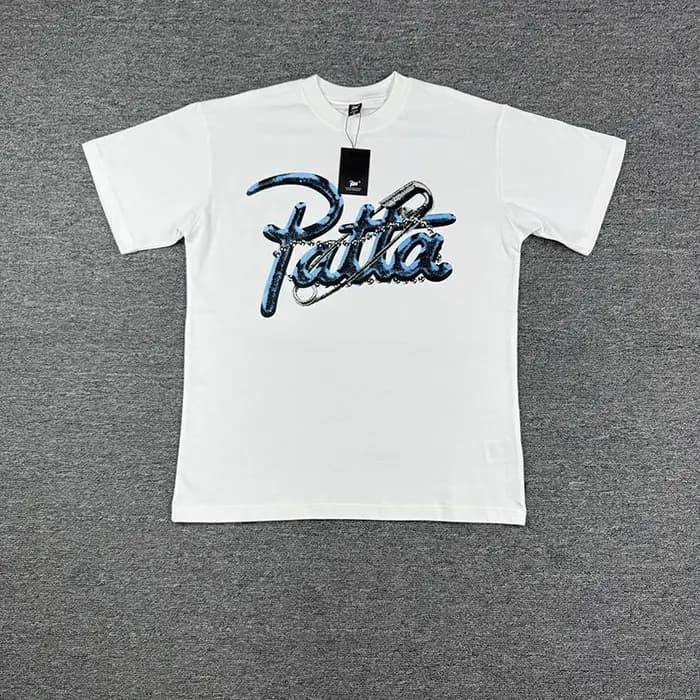 Nouveau T-shirt Patta 2026 avec imprimé lettres, style streetwear, décontracté, à manches courtes, p