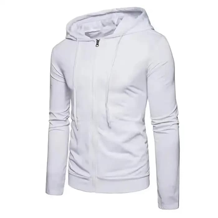 Sweat à capuche ample et décontracté en polaire pour hommes