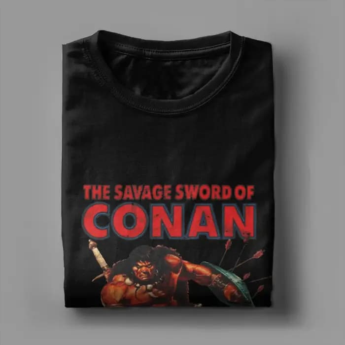 Conan le barbare T-Shirt été film nouveauté t-shirts Couple coton col rond Plus vêtements à manches courtes esthétique