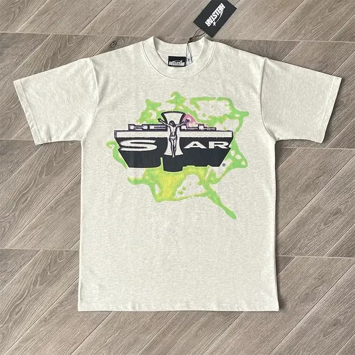 HS Globe Europe et états-unis marque de mode dans le même grand logo T-shirt à manches courtes