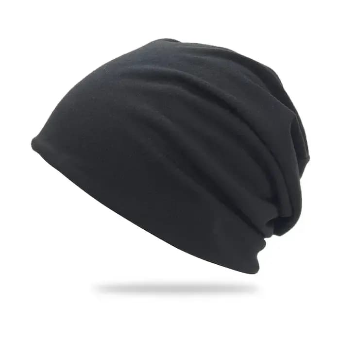 Bonnet uni, design en tricot fin, tendance, simple et décontracté