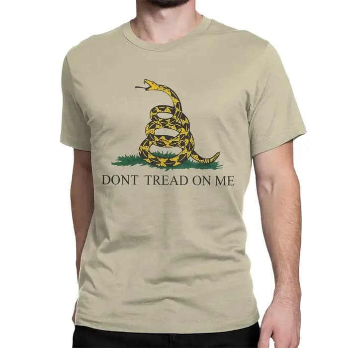 Hommes femmes T-Shirts ne marchez pas sur moi liberté américaine ou mort loisirs pur coton T-Shirts