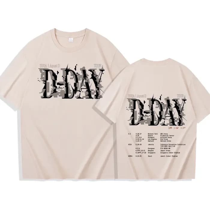 T-shirt Suga Agust D Tour