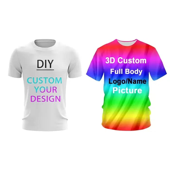 T-Shirt à Manches Courtes et Col Rond pour Homme et Femme