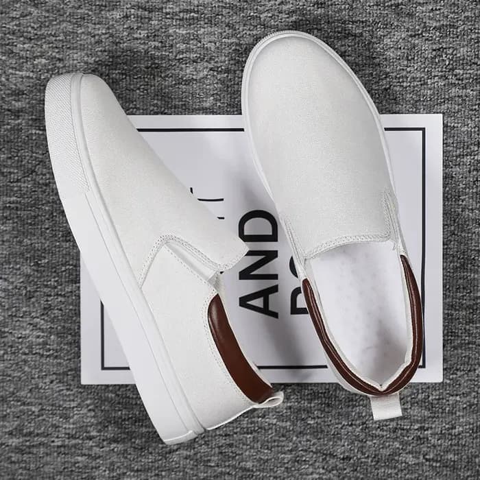 Chaussures en toile pour hommes, baskets décontractées, légères, vulcanisées, confortables, mocassin