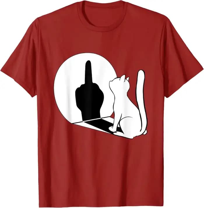 T-shirt en coton pour homme à manches courtes et col rond