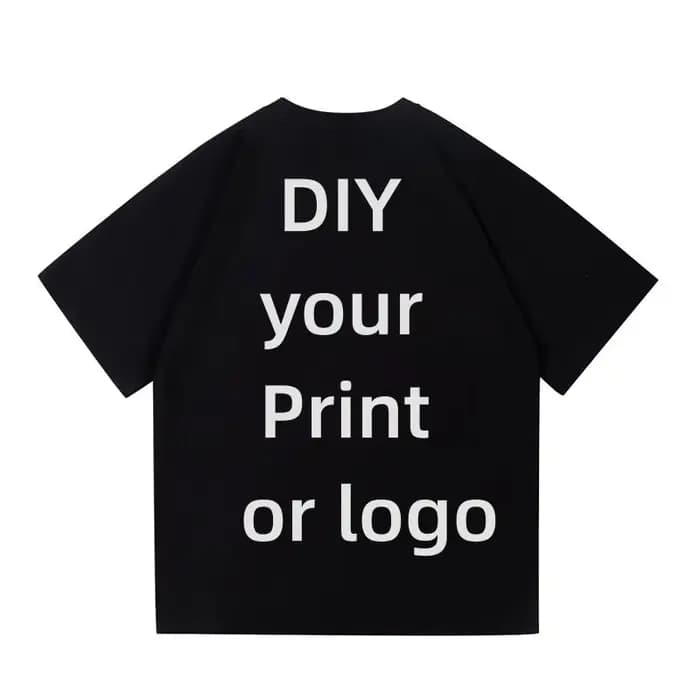 T-shirt personnalisé 100% coton pour hommes et femmes