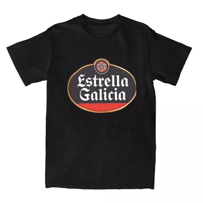 Estrella Galicia bière espagne T-Shirt hommes Lager bière Vintage coton T-Shirts été col rond T-Shir