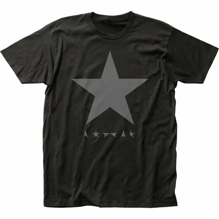 T-shirt de groupe de rock'n'roll David Bowie Blackstar, nouveau t-shirt noir décontracté à la mode,