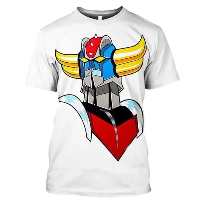 Été Goldorak Anime UFO Robot Grendizer impression 3D T-Shirts hommes femmes mode surdimensionné t-shirt Harajuku